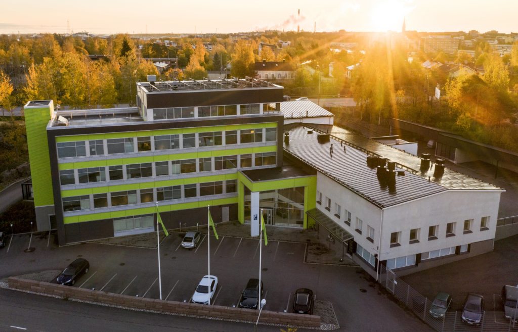 Kotkan Energia Oy:n toimipisteen rakennus.